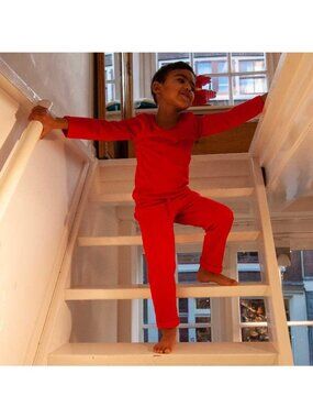 2T Red - Kids Fleece Sweat Pants by Kidential